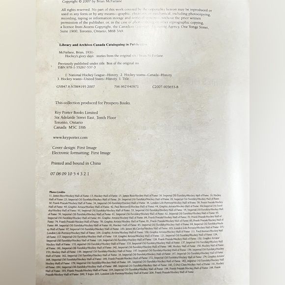 Hockey's Glory Days Coffee Table Book - Black Cover - Picture 3 of 3